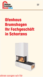 Mobile Screenshot of ofenhaus-brumshagen.de